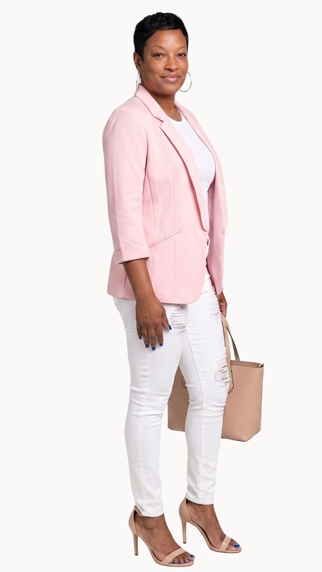 Blush Authority Blazer