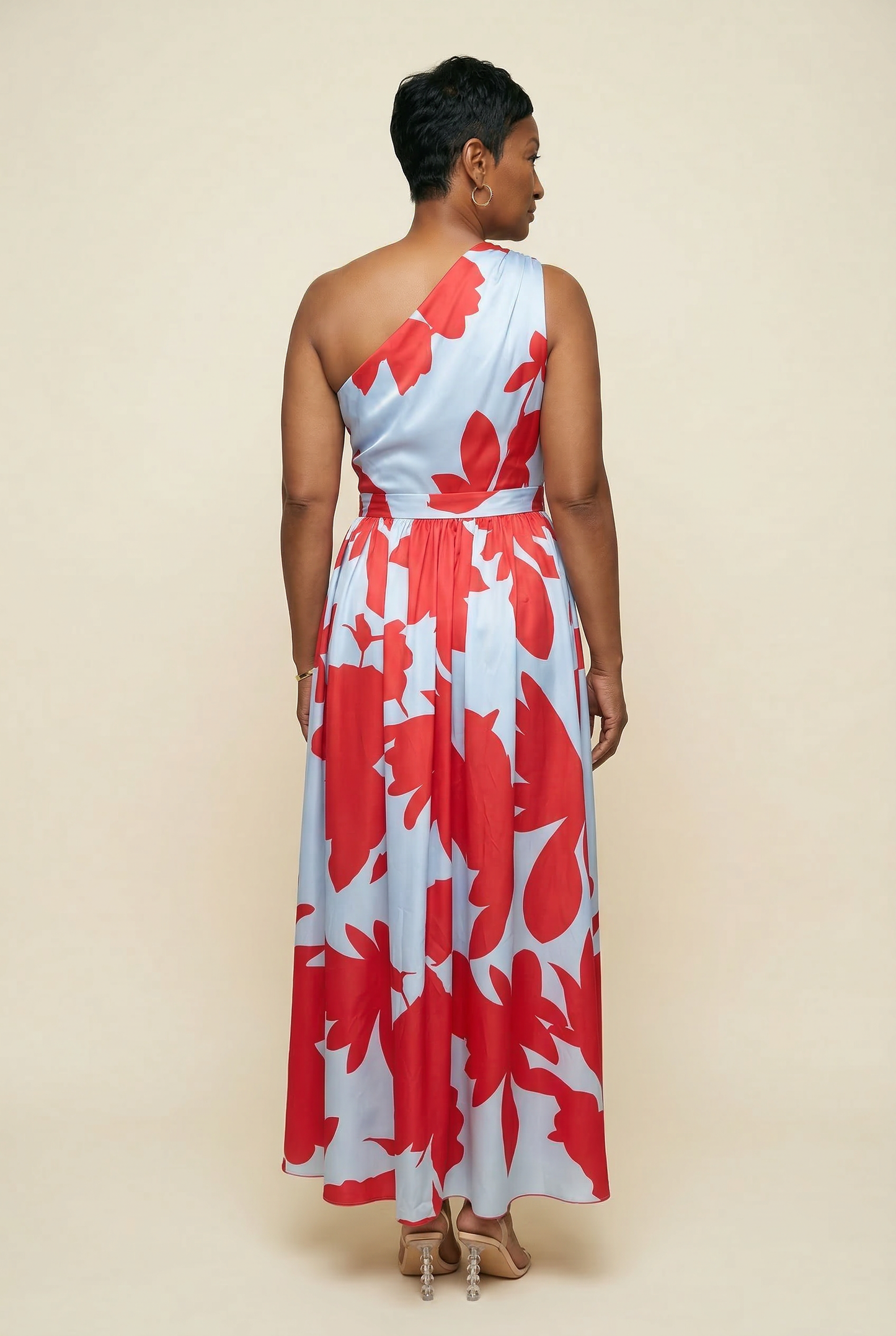 Riviera One-Shoulder Maxi Dress